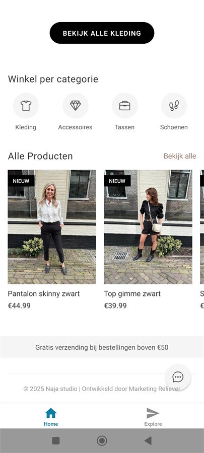 Naja Studio app product overview