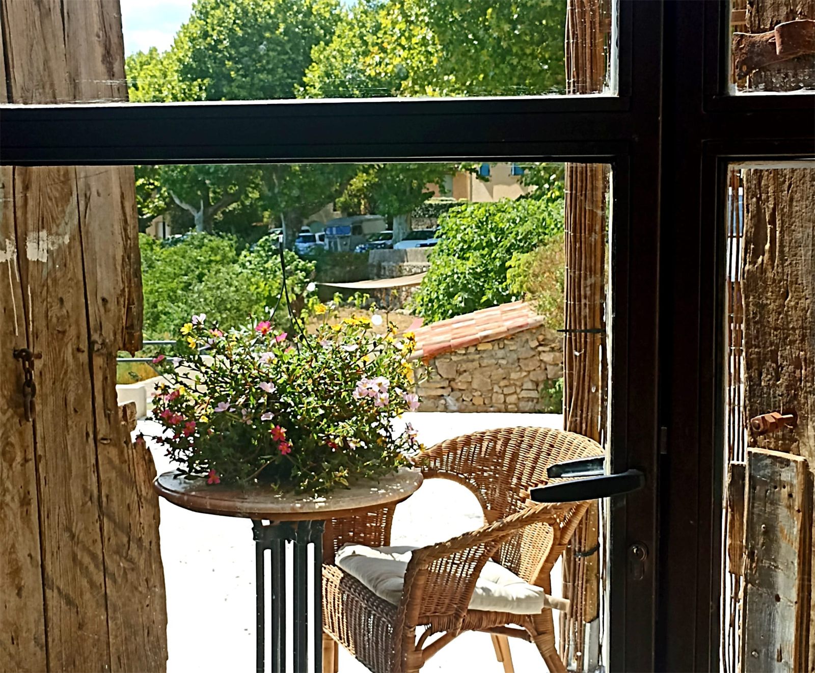 View from Olly Auberge des Arts in Provence